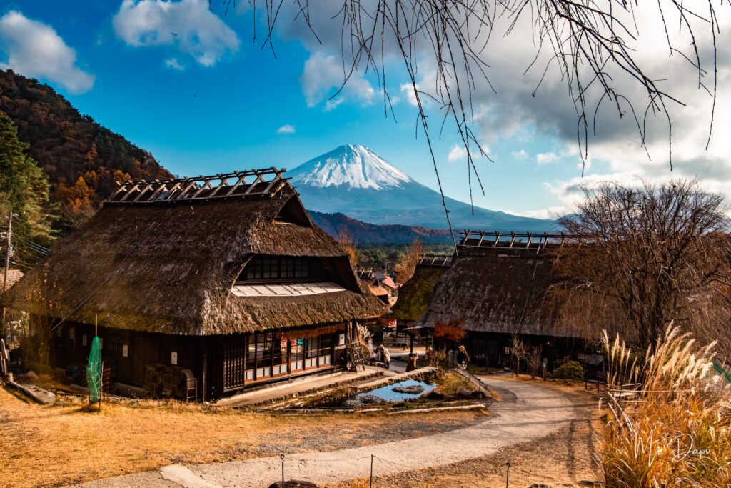Saikyo Iyanashi-sato Nenba and Mount Fuji