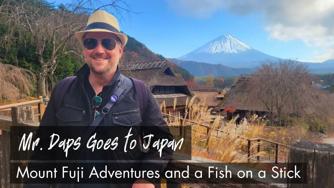 Mount Fuji Adventures and a Fish on a Stick – Mr. Daps Goes to Japan