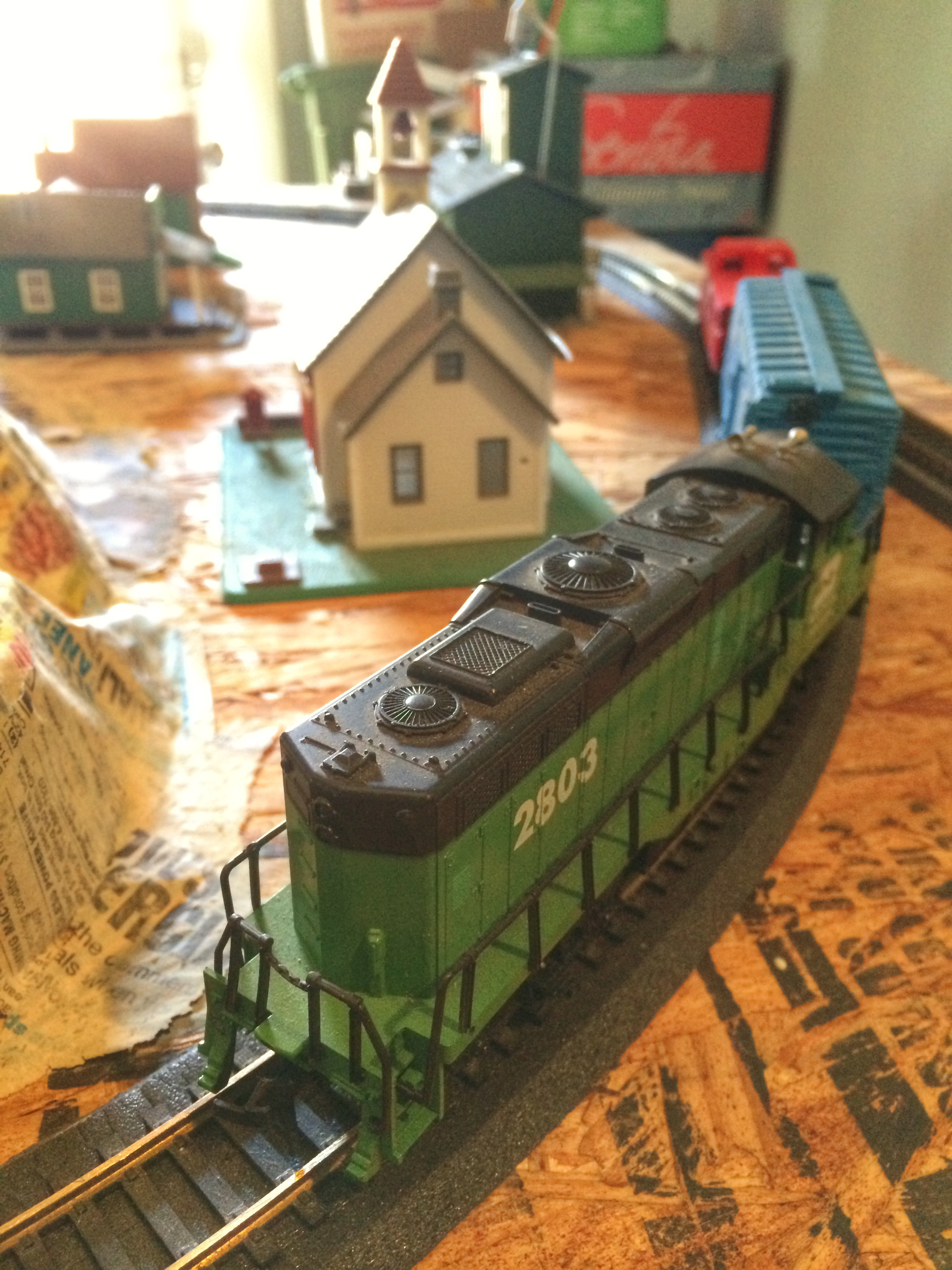 Mr. DAPs' current HO-Scale Train